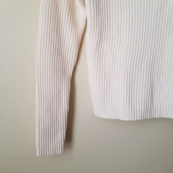 RHYTHM. Made for Adventure Ribbed Cotton Blend Turtleneck Sweater W Size Large - Picture 2 of 8